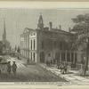 View of the old City-Hall, Wall Street, New York