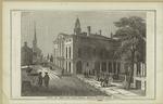 View of the old City-Hall, Wall Street, New York