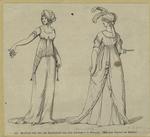 Pariserin von 1801 und Engländerin von 1803 (Costume à la Grecque)