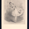 Postcard depicting Louise Fleury dancing the "Pas de Diane" in the ballet The Beauty of Ghent, London, 1844