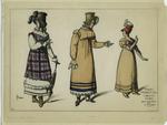 Modes Francaises (1814-15) d'après des gravures de l'époque