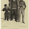 Men and a boy, France, 1830s