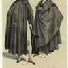 Men in cloaks, France, 1830s