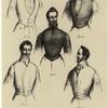 Men in various types of vests, France, 1834
