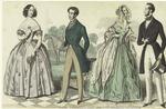 Latest fashions, July 1841, for Graham's magazine