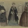 Women in winter dresses, United States, 1845