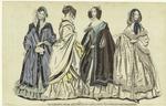 Fashions for February 1841 for Graham's magazine