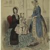 Godey's "Americanized" Paris fashions, 1847