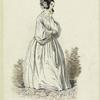 Woman in white dress with hand to chin, France
