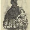 Evening costume and girl's dress