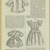Dress samples for little girls, United States, 1854