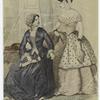 Women in dresses, United States, 1854