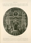 The Shrine of the Holy Sepulchre. The enormous candles at the entrance are lighted only on important festivals