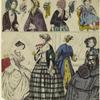 Women, a girl and bonnets, England, 1852