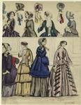 Women and bonnets, England, 1852