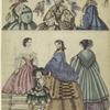 The newest fashions for April, 1858