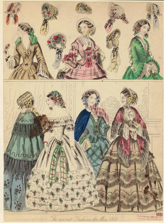 The newest fashions for May, 1853 - NYPL Digital Collections