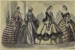 Women conversing on a terrace, 1853