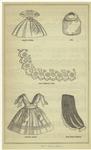 Child's dress ; Bib ; For chemise yoke ; Child's apron ; The tulip sleeve