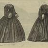 Women's dresses, United States, 1860s