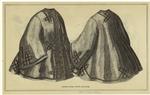 Sacque cloak, front and back
