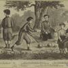 Boys outdoors, United States, 1860s