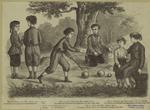 Boys outdoors, United States, 1860s