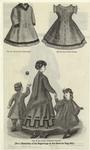 Apron for a little girl ; Low gored frock ; Children's dresses