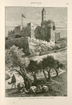 The Citadel of Jerusalem from the Valley of Hinnom