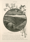 Jerusalem from the south.  Showing the position of Bir Eyúb (Job's Well) just below the junction of the Kedron and Hinnom Valleys