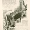 External stairway of a house at Bethlehem. Two women grinding corn on the stairs