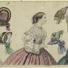 Women and bonnets, 1860