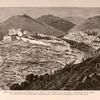 Franciscan monastery and Church of St. John at 'Ain Kârim, in the so-called "wilderness of St. John."  On the opposite hill, up which a flock of goats is being driven, there is a school for native girls, presided over by the Sisters of Zion