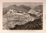 Franciscan monastery and Church of St. John at 'Ain Kârim, in the so-called "wilderness of St. John."  On the opposite hill, up which a flock of goats is being driven, there is a school for native girls, presided over by the Sisters of Zion