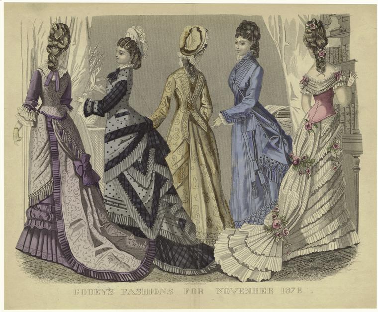 Godey's fashions for November 1876 - NYPL Digital Collections