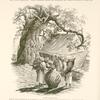 Tomb of Eleazar, under an ancient terebinth-tree, on an eminence to the west of the village of 'Awertah (Gibeah Phinehas). Water-carriers filling a water-jar for the use of visitors to the shrine.