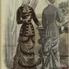 Women in dresses in a room, France, 1879