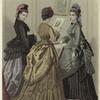 Women in dresses in a room, France, 1873
