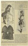 Girls in dresses and girl's coat, front and back, United States, 1883
