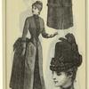 House-dress ; Front of mantelet ; Hat