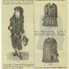 Clothes for a boy of five years and two blouse aprons for girls of two to four years, United States, 1880s