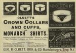 Cluett's crown collars and cuffs, and monarch shirts