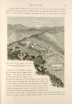 First glimpse of the Lebanon range from the south, with the ruined fortress of Hunîn and its clusters of one-storied houses in the foreground