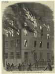 Shocking scene at a fire in Brooklyn, N.Y., on February 6, 1859