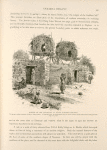 Bowers on the housetops at Bâniâs (Cæsarea Philippi).  The present village consists of fifty or sixty houses. In summer-time the inhabitants sleep in their bowers, nearly every house being provided with one or two.