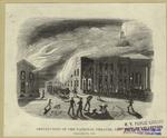 Destruction of the National Theatre, New York, September 23, 1839