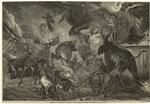 Burning of Barnum's Museum -- the animals during the fire