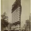 Construction of Flatiron building, New York City