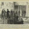Landing state prisioners at Fort Lafayette, New York Harbor, in 1861