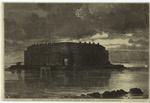 Fort Lafayette in New York Harbor, where political prisoners are confined